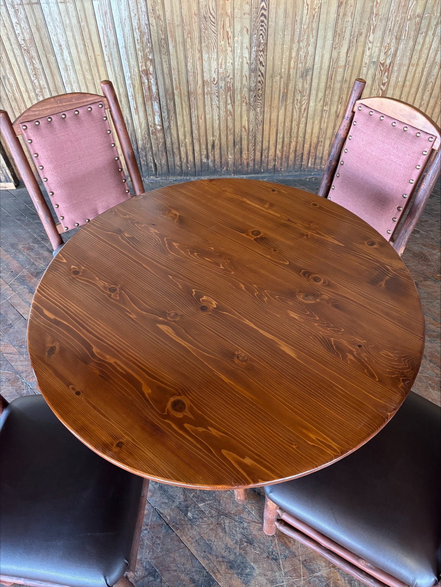 Pine Dining Table and 4 Chair Set - FREE SHIPPING