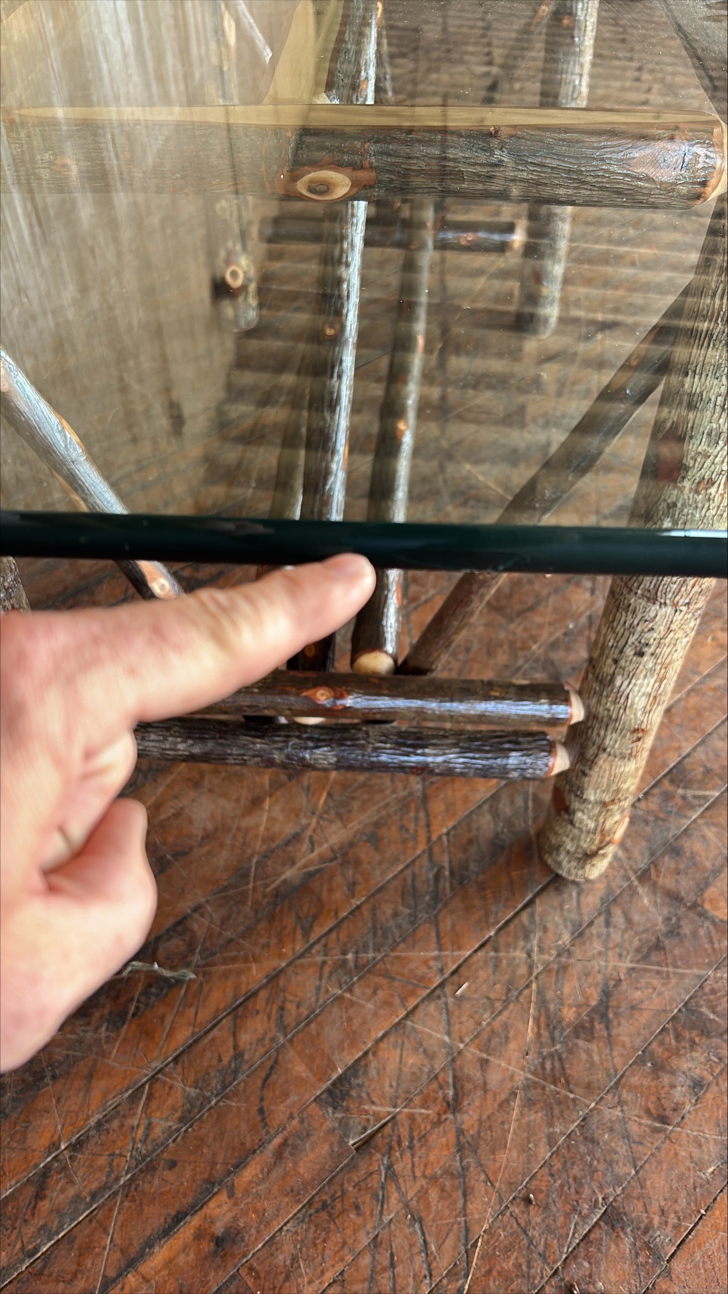 Glass Dining Table- defect in glass - FREE SHIPPING