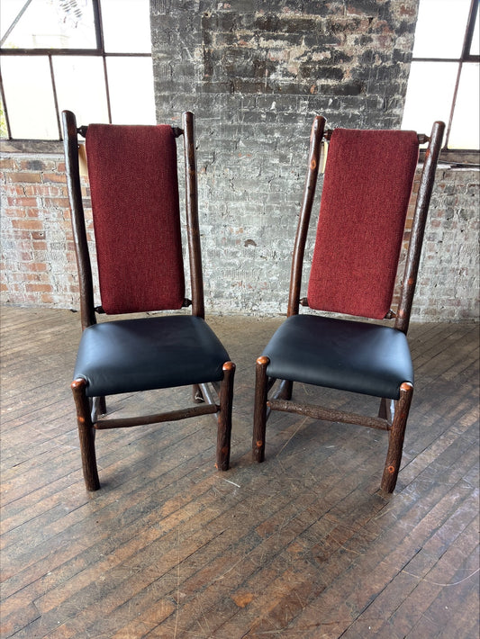 High Back Side Chair set of Two PRICED REDUCED (20% OFF SALE)- FREE SHIPPING