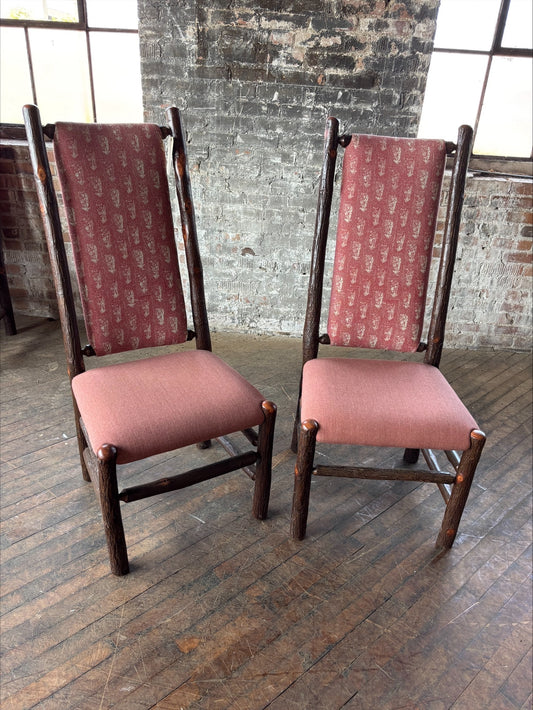 High Back Side Chair Set of Two PRICED REDUCED (20% OFF SALE) - FREE SHIPPING