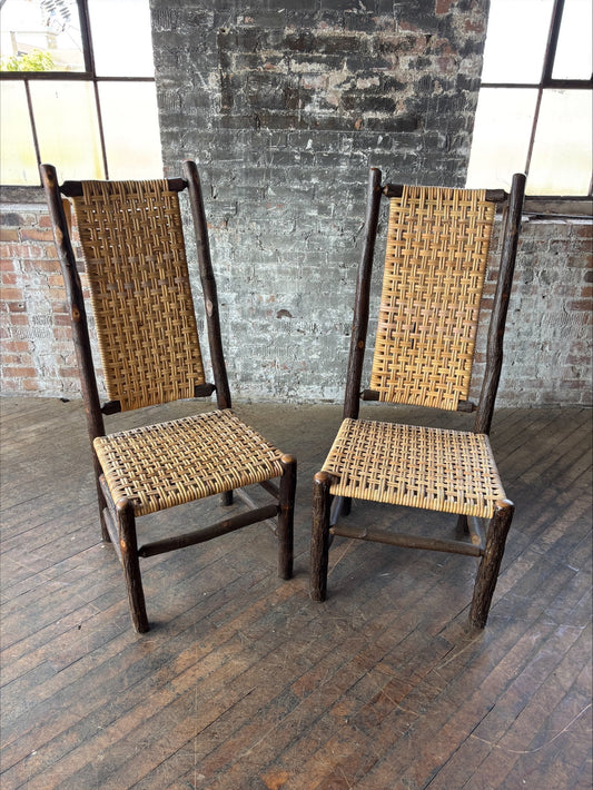 High Back Dining Chair Set of Two- Open Cane - FREE SHIPPING