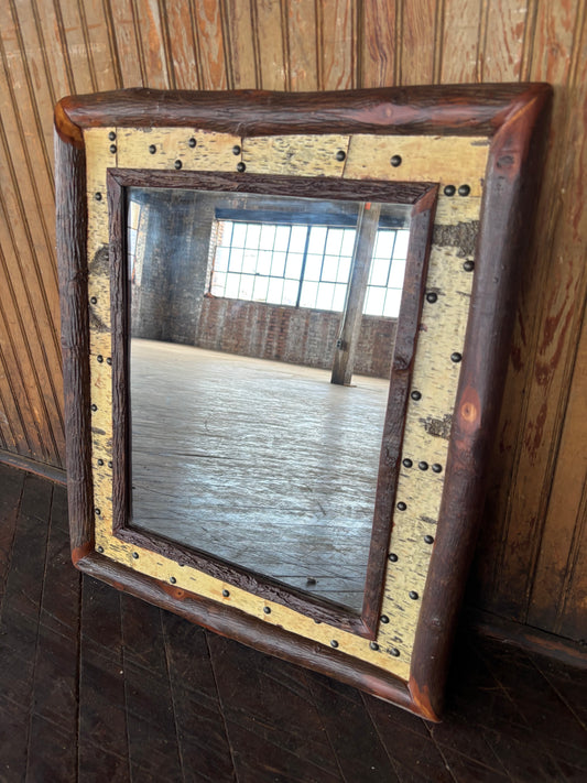 Mirror Birch & Hickory 24-1/2 x 28-1/2 - FREE SHIPPING