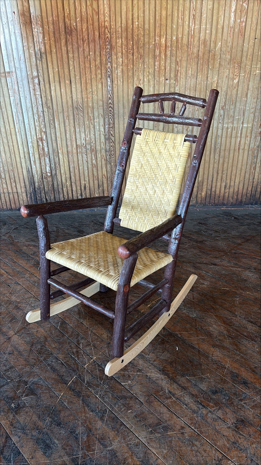 Wagon Wheel Rocking Chair - FREE SHIPPING