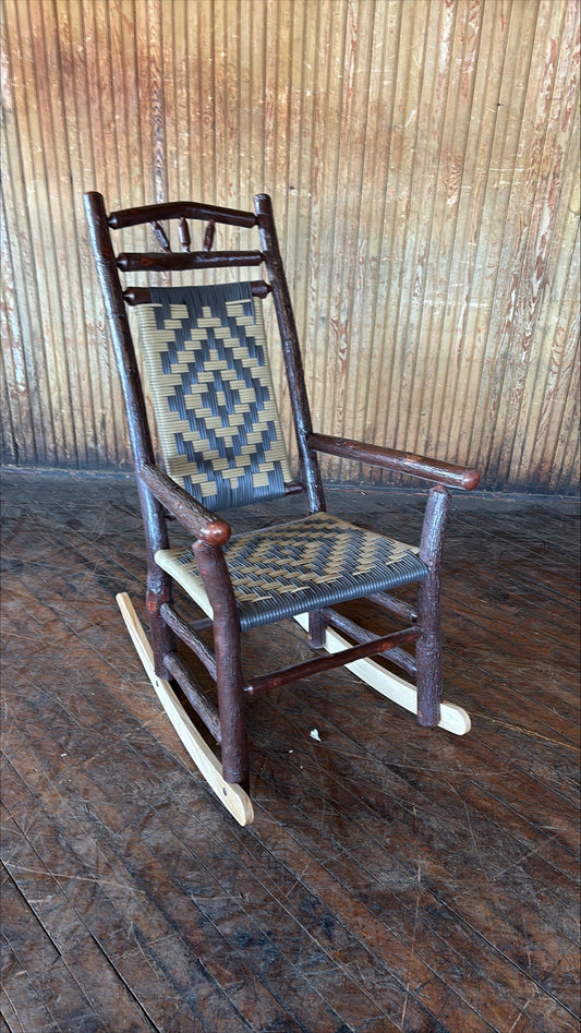 Wagon Wheel Rocking Chair - FREE SHIPPING