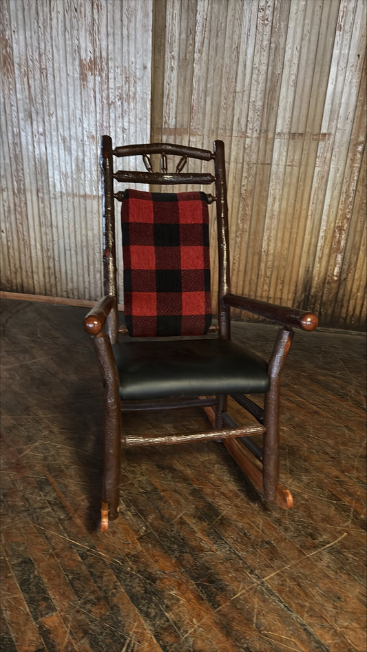Wagon Wheel Rocking Chair - FREE SHIPPING
