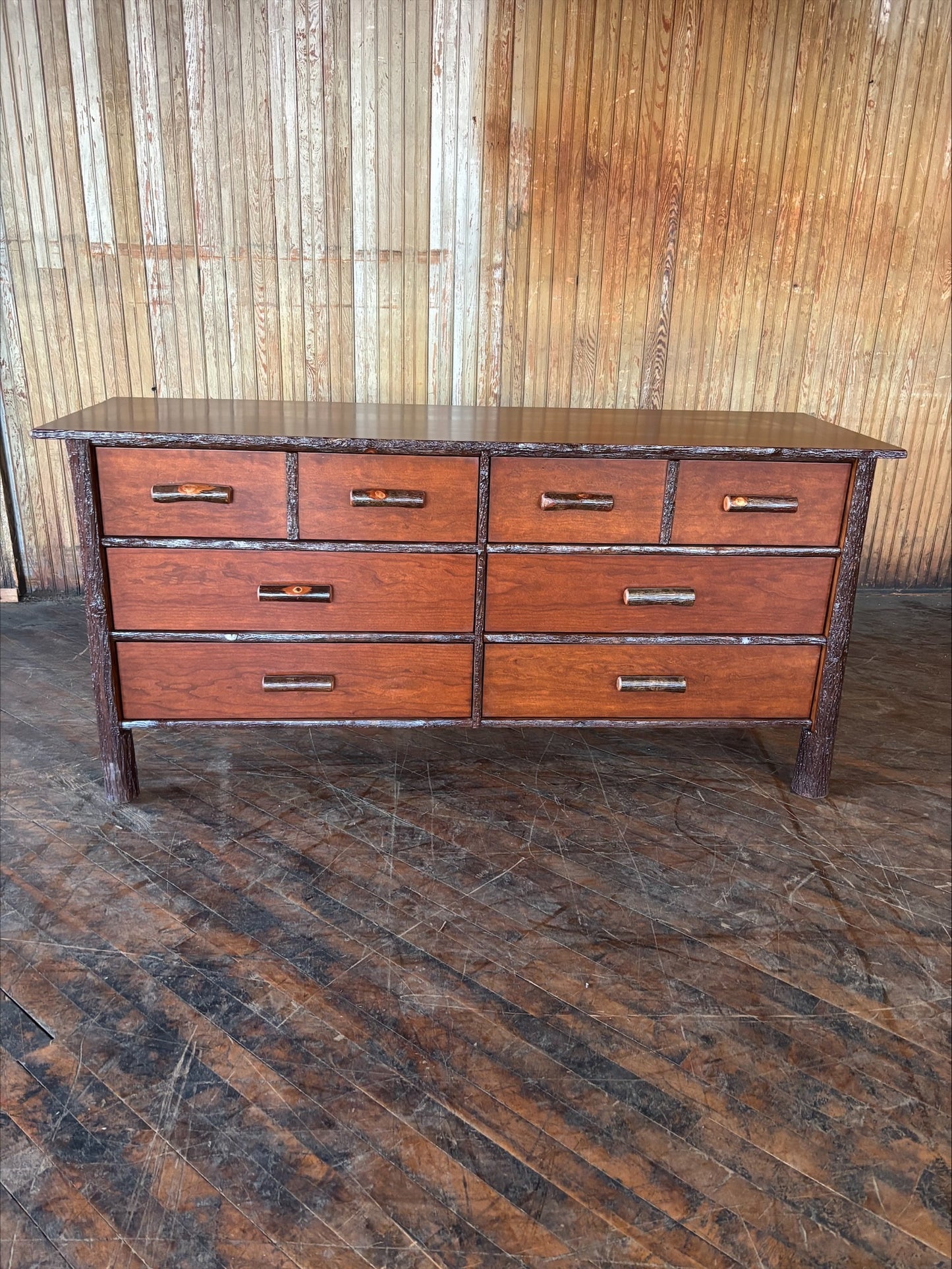 Old Hickory 6 Drawer Dresser - FREE SHIPPING