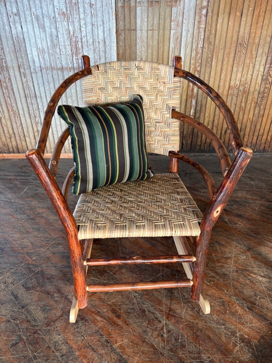 Old Hickory Andrew Jackson Rocker with pillow - FREE SHIPPING