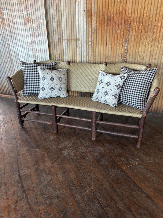 No. 120 Vintage Settee Plush Pillows Included!!- FREE SHIPPING